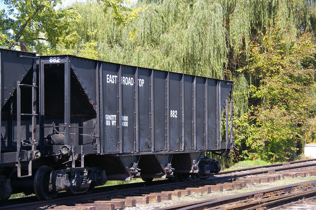 East Broad Top RR Bottom Dumping Narrow Gauge Hopper Car … Flickr