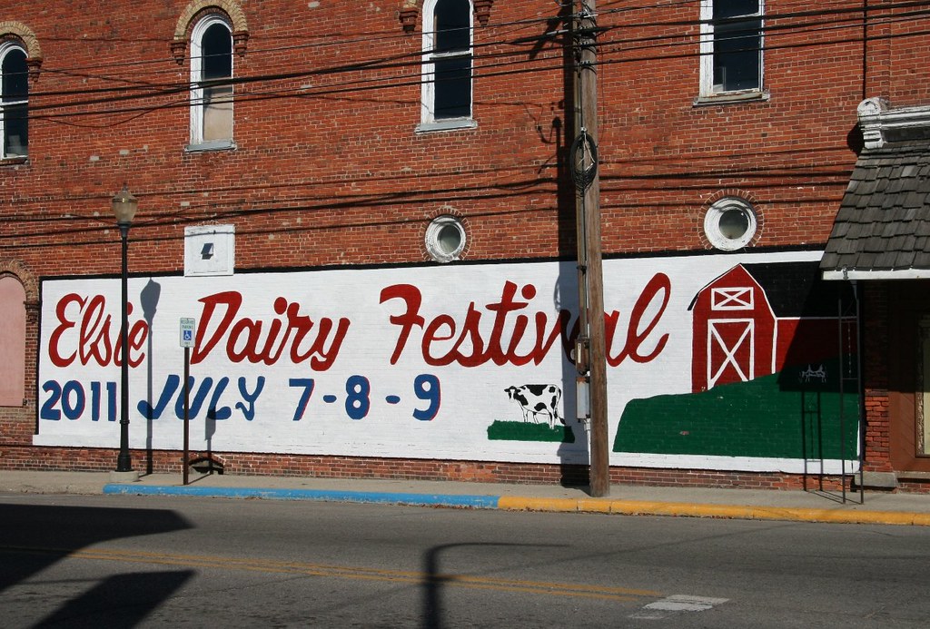 Elsie Dairy Festival Sign for the Elsie Michigan Dairy Fes… Flickr