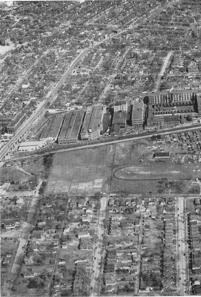 1949 Aerial Photo Wellston, MO Sutter Field, Fulton Iron W… Flickr