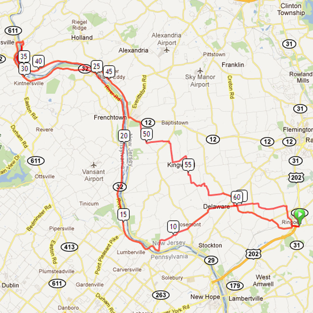 r08. Bike Route Map. East Amwell School. Ringoes, NJ 0855… Flickr