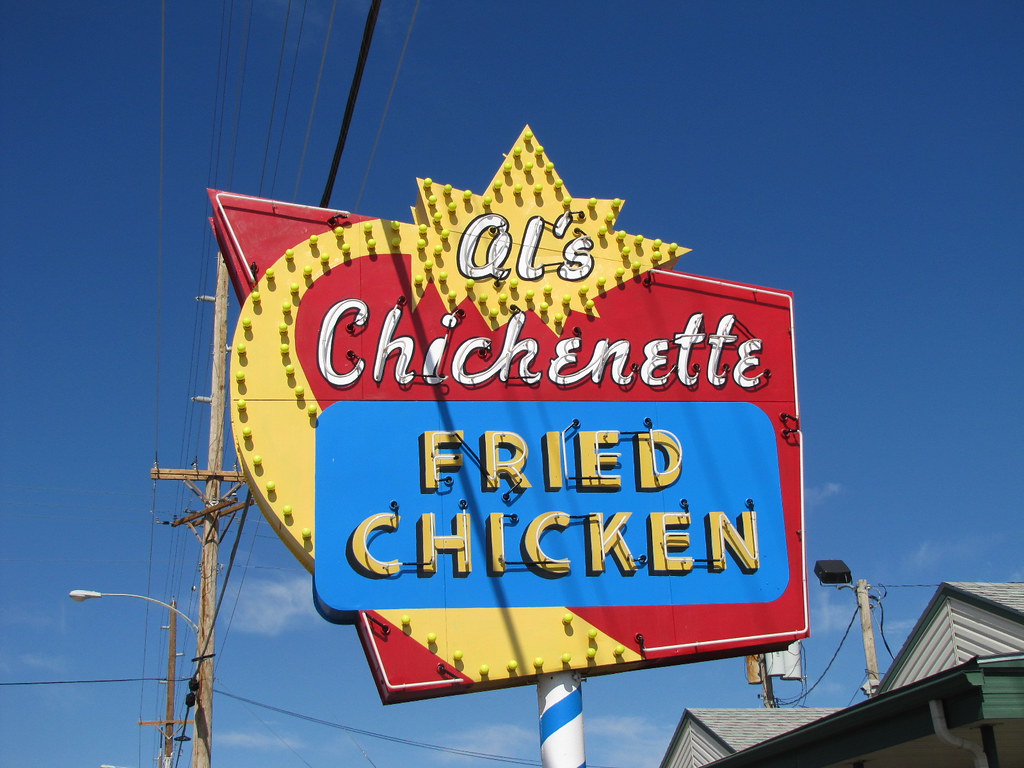 Al's Famous fried chicken in Hays, Kansas. jimsawthat