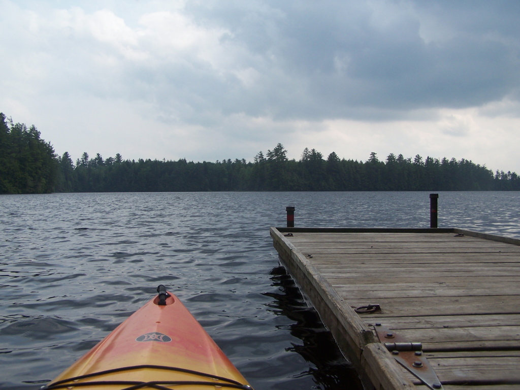 Putting Out on Francis Lake At the boat dock, as ominous s… Flickr