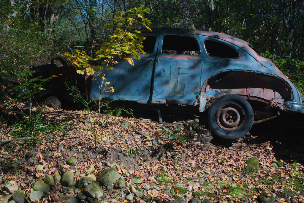 Abandoned Cars, Granby, Connecticut Marc Fitzsimmons Flickr