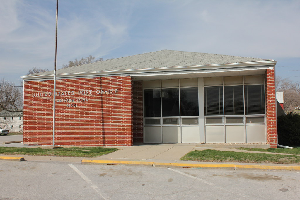 Post Office Malvern, IA Tom McLaughlin Flickr