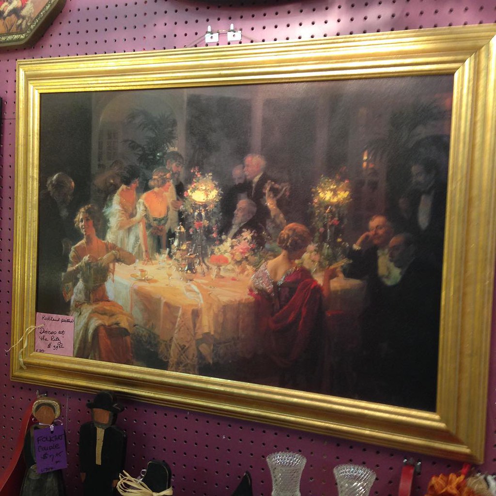 Large Kirklands framed picture for 39.00 from vendor 307!… Flickr