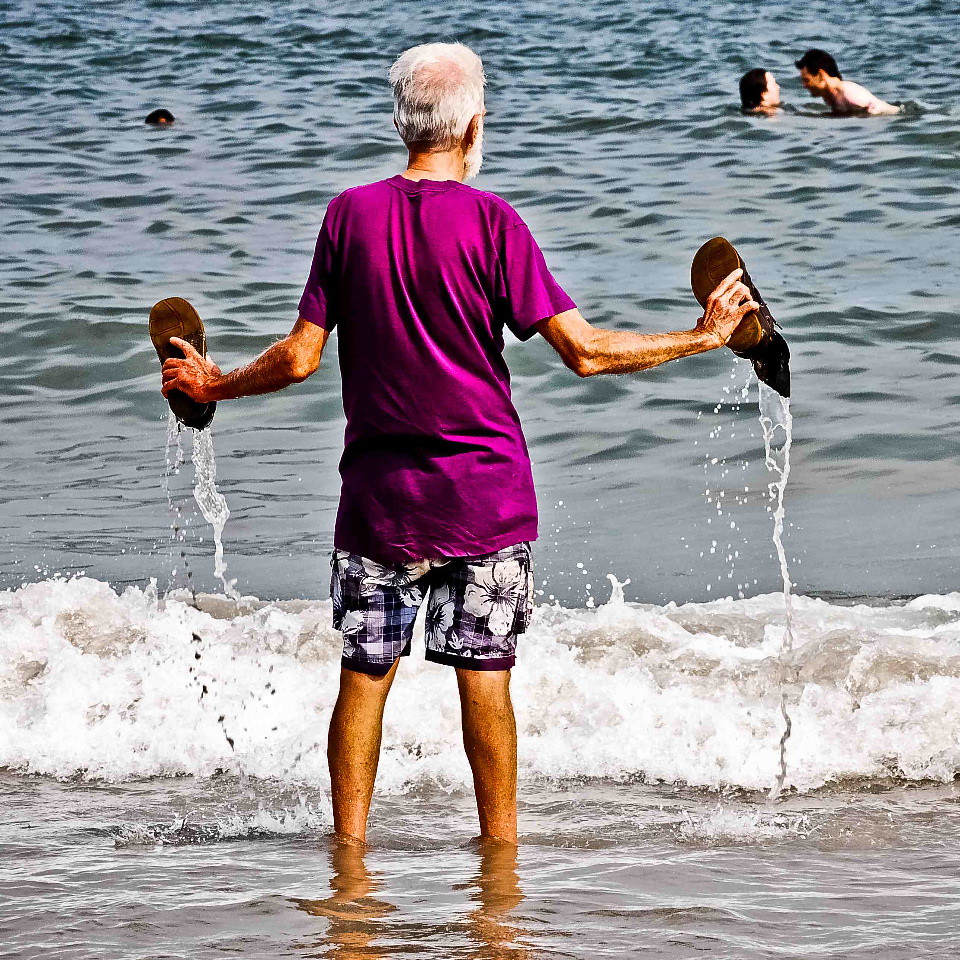 Water in my shoes and I never learned to swim Flickr