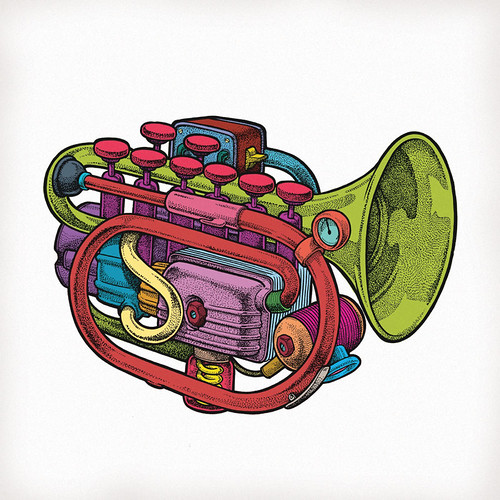 Engine Trumpet BlackYard Flickr