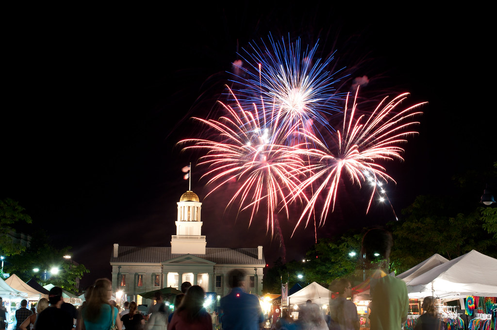Iowa City Fireworks 2011 Iowa City 2011 07 03 Adrianne Behning