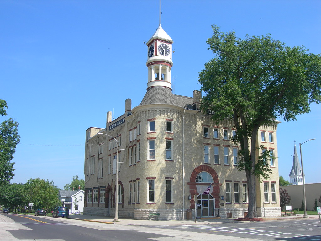 Columbus Wisconsin City Hall Constructed in 1892. Historic… Flickr