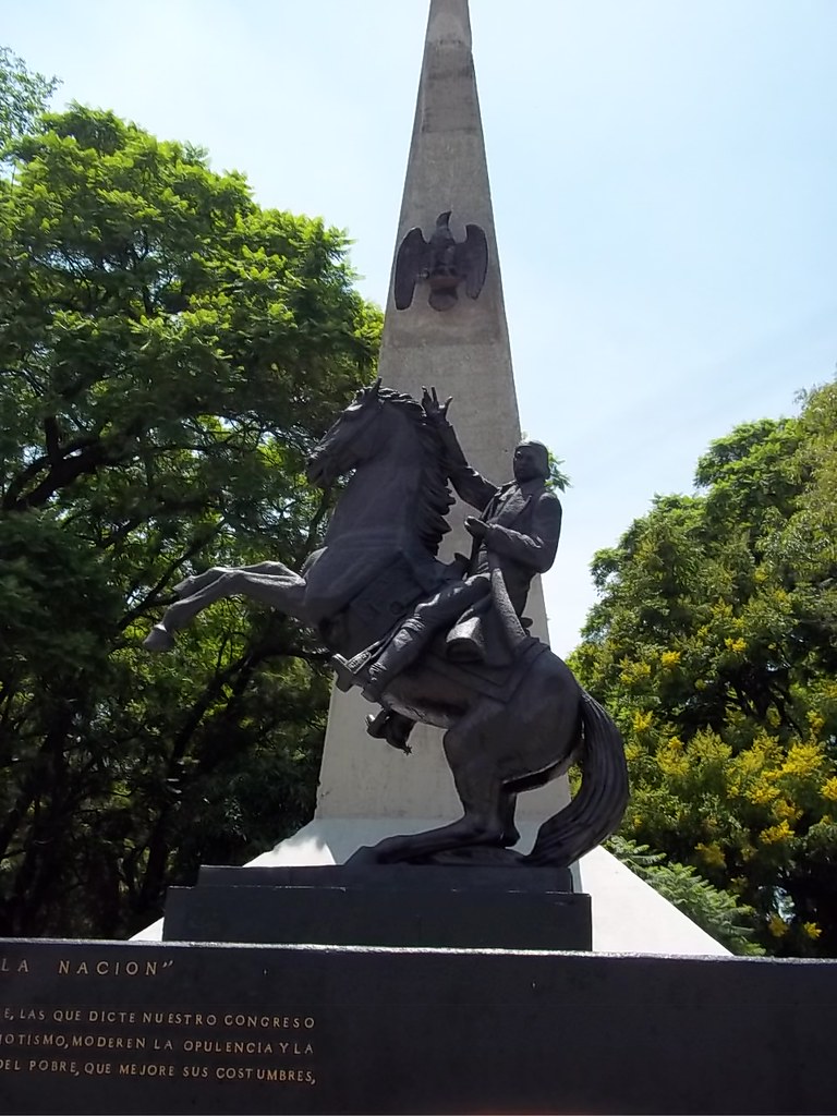 statue of Morelos, leader in Mexico 's independence war Flickr