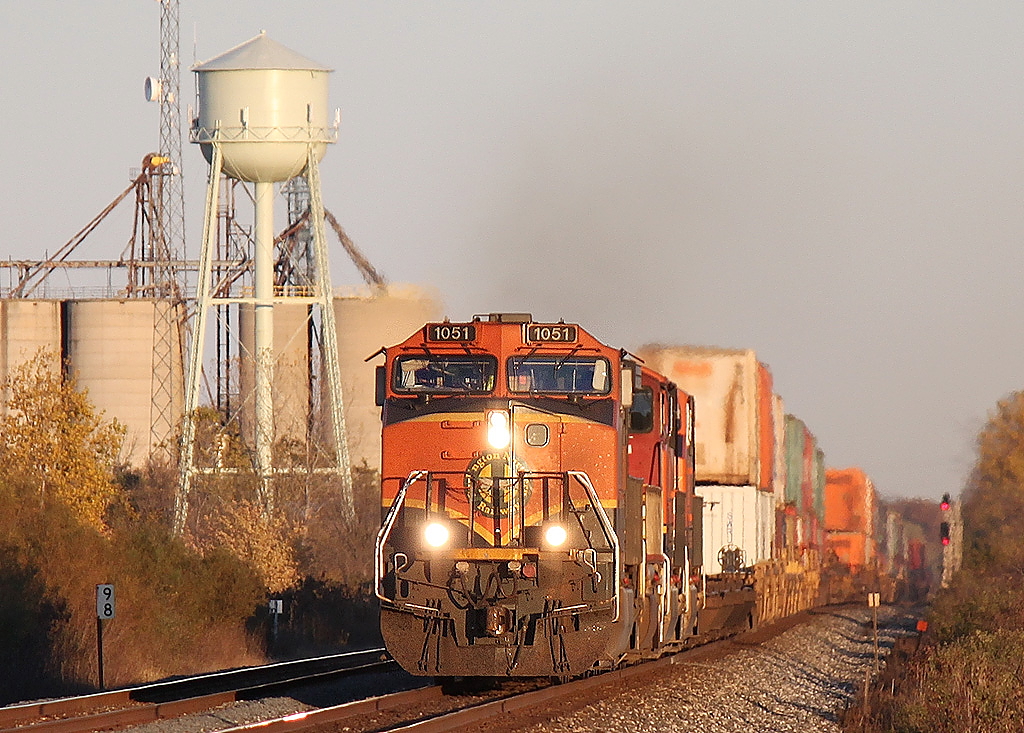 CSX Q17124 Sherwood, OH Westbound stacks out of North Ba… Flickr