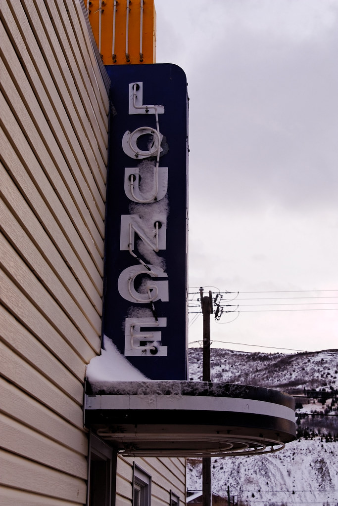Detail of the side of the Club Moderne Bar, Anaconda, MT Flickr