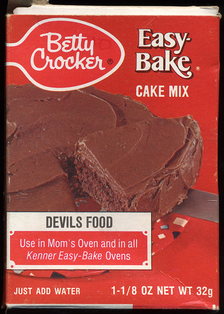 Betty Crocker EasyBake Oven Cake Mix, 1972 a photo on Flickriver