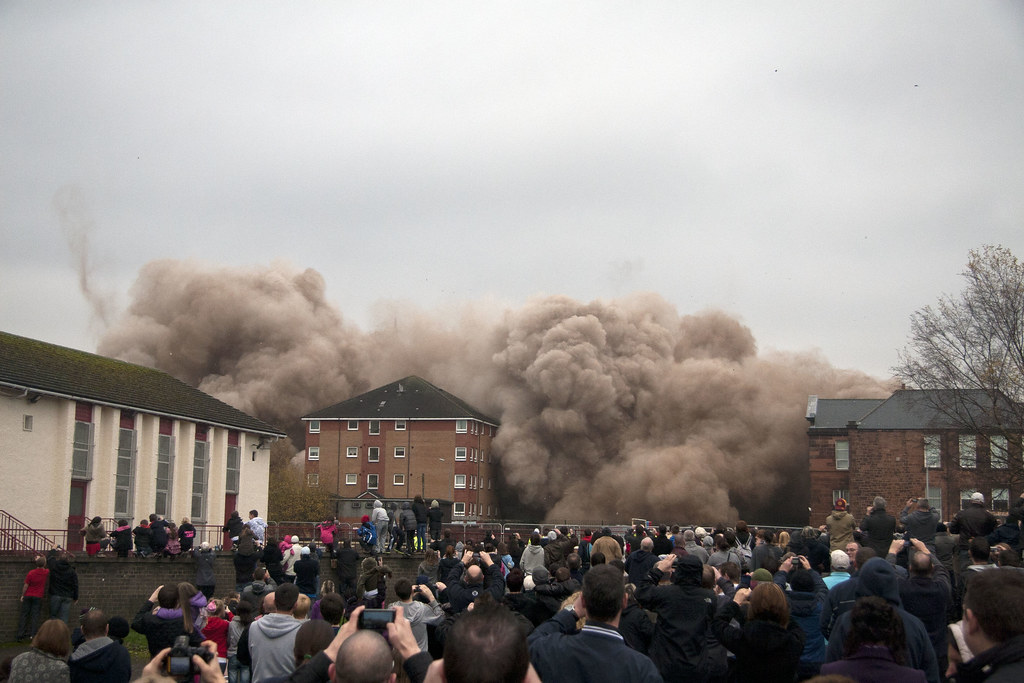 IMG_0268 Glencairn Tower Demolition, Motherwell Peter.D Flickr