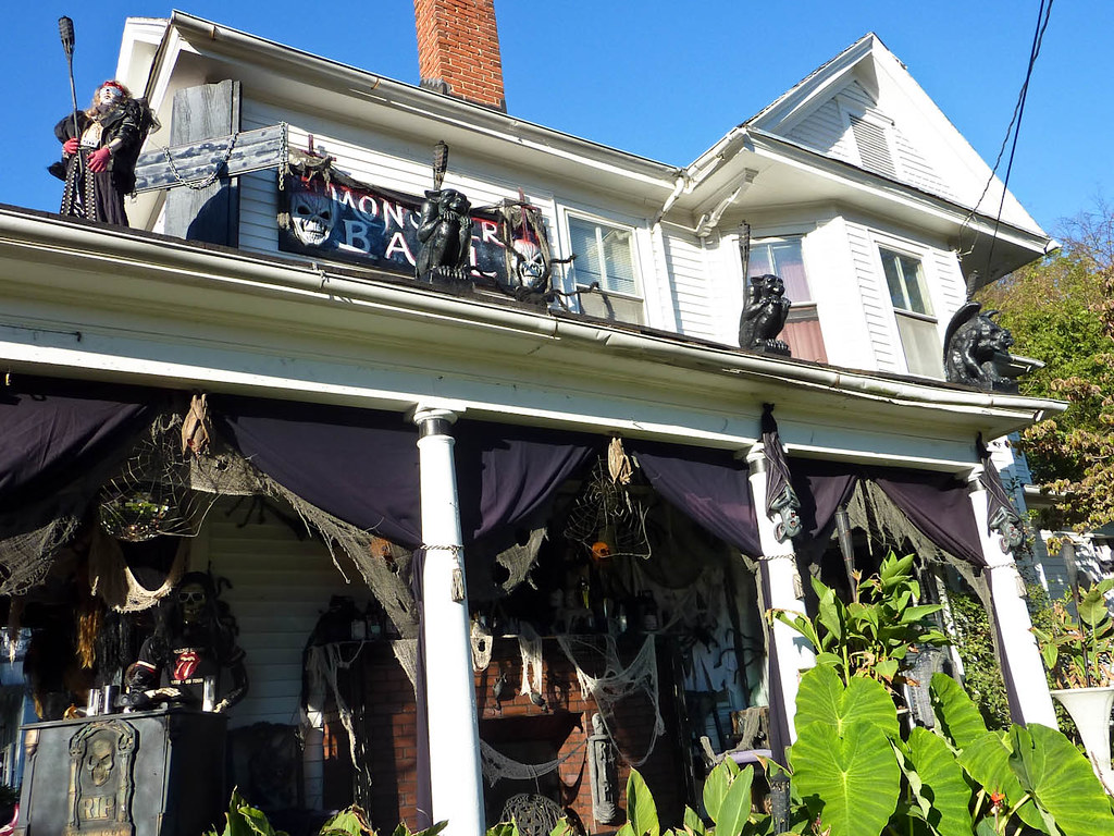 Monster Ball Halloween House, Port Norfolk, Virginia. Michael Tefft
