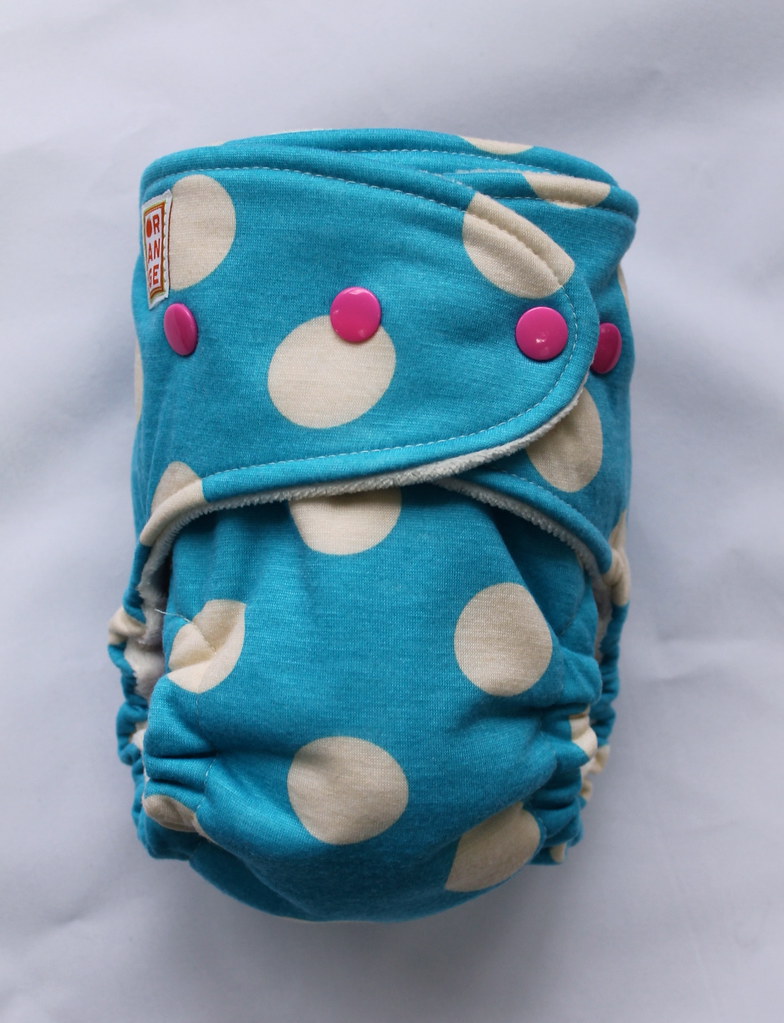 OneSize Spotty Dotty Orange Diaper Co Flickr