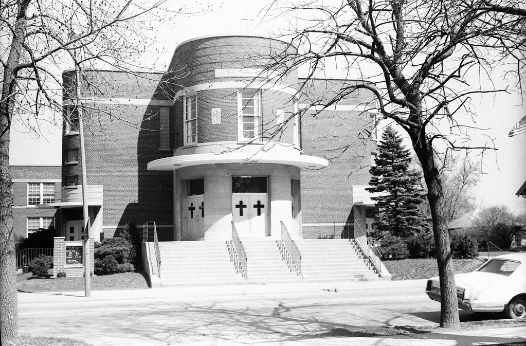 St. Ann Church and School in Lansing, IL (1976) John Junker Flickr