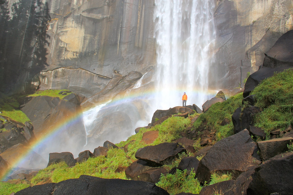 Vernal Fall mistin' the rainbow Mist Trail Yosemite Nat'… Flickr