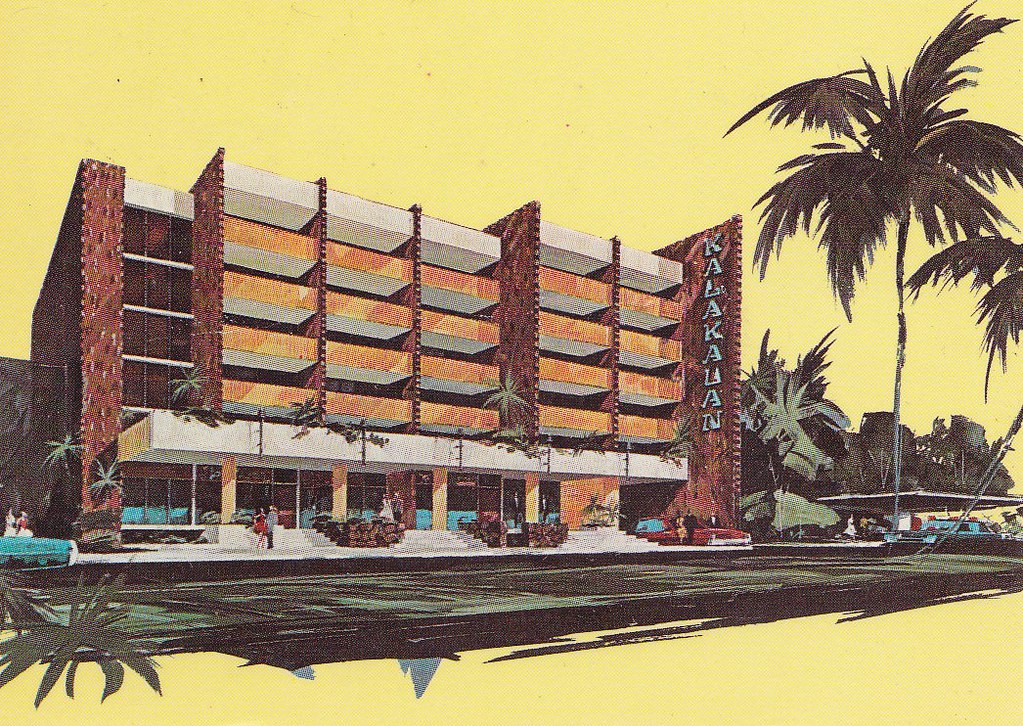 The Kalakauan Apartment Hotel Waikiki Back of postcard rea… Flickr