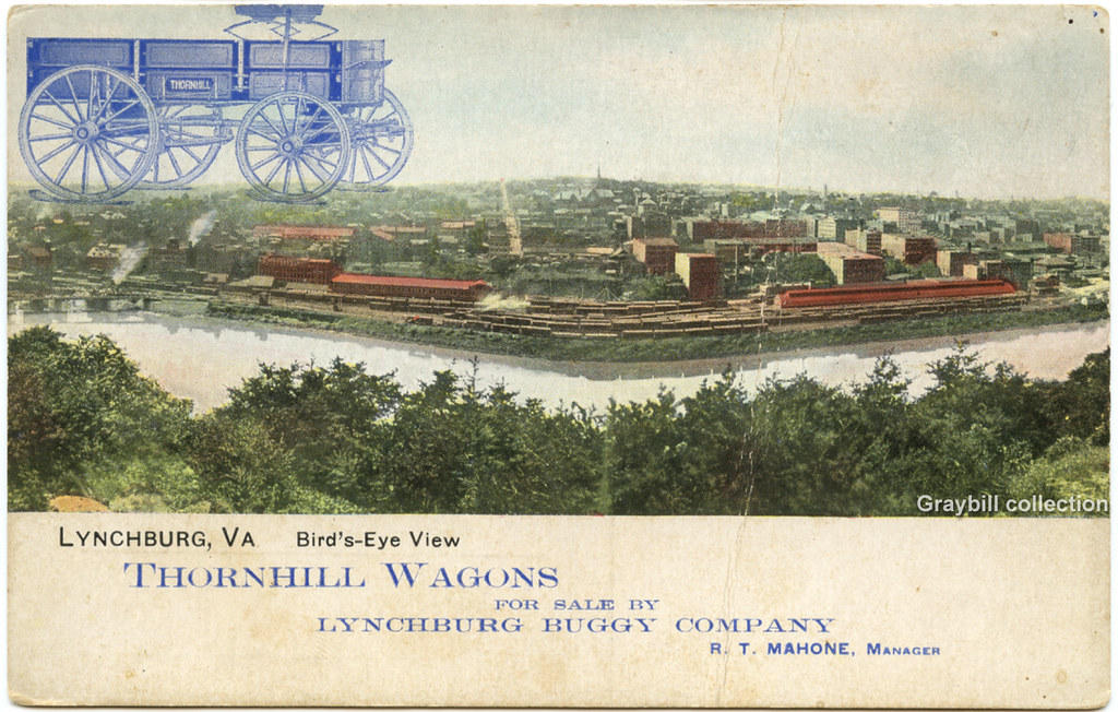 Lynchburg Virginia post card Thornhill Wagons promotiona… Flickr