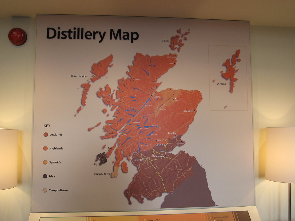 Distillery Map The Scotch Whisky Experience A map of the… Flickr