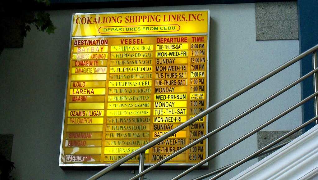 Cokaliong Shipping schedule board mbb8356 Flickr