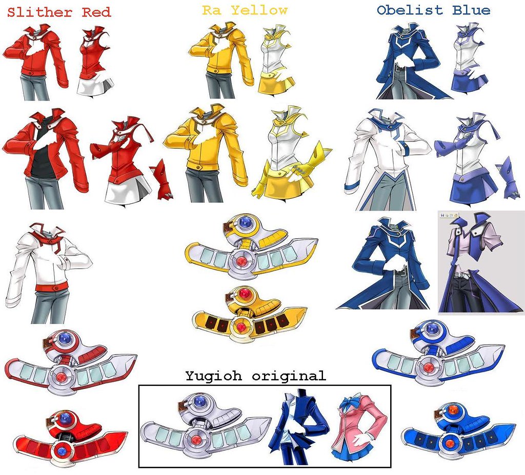 duelist academy uniforms I'll also be making my sister a d… Flickr