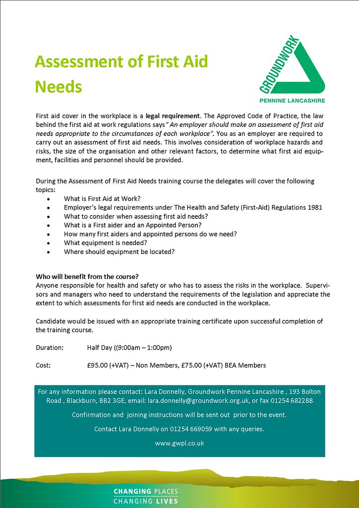 Assessment of First Aid Needs This course is available thr… Flickr