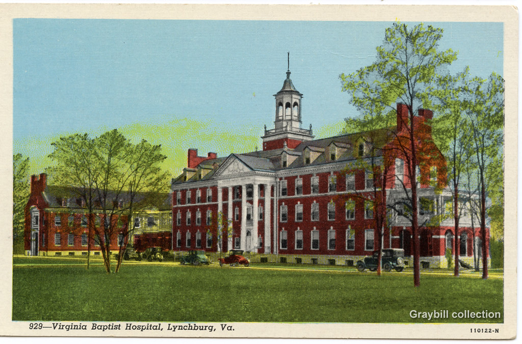 Lynchburg Virginia post card VIrginia Baptist Hospital Flickr