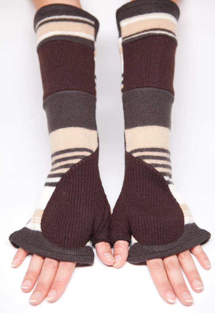 Upcycled Sweater Arm Warmer, Handmade Grace Lee Flickr