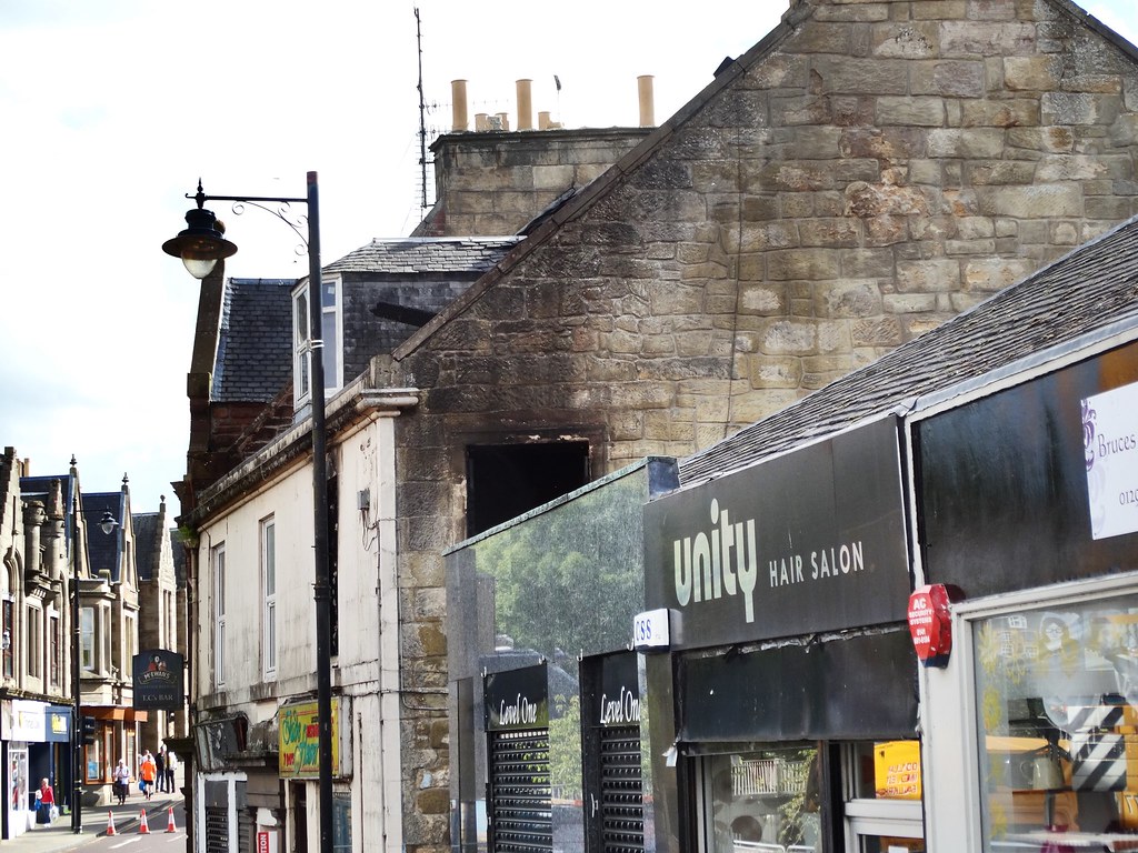 Fire in Glaisnock Street Bobby Grierson Flickr
