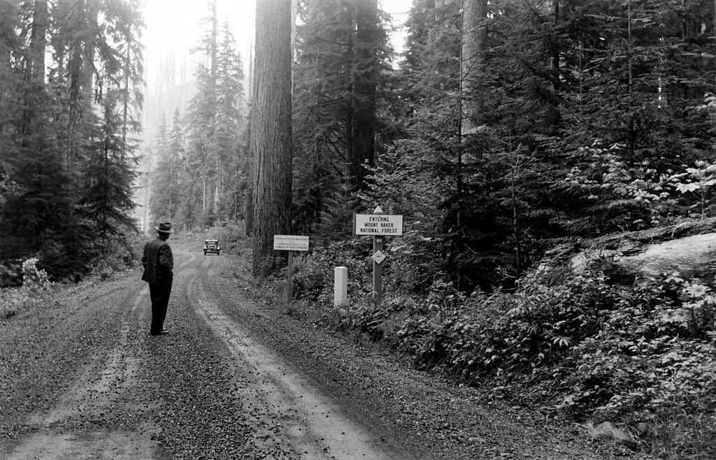 Mt. Baker NF Entrance Sign, WA 1936 Mt. BakerSnoqualmie… Flickr