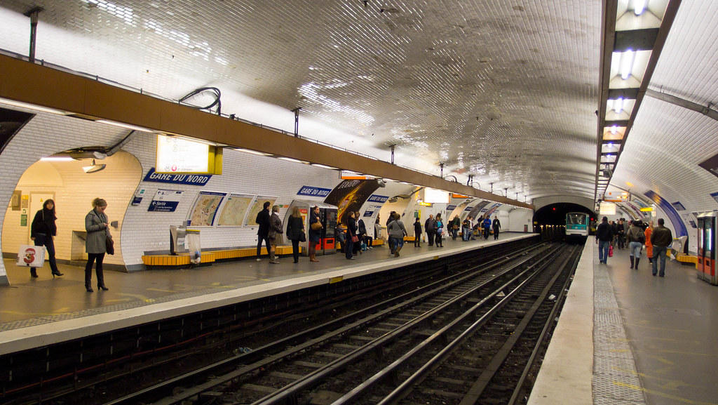 Paris Metro Gare du Nord Station Ed ster Flickr