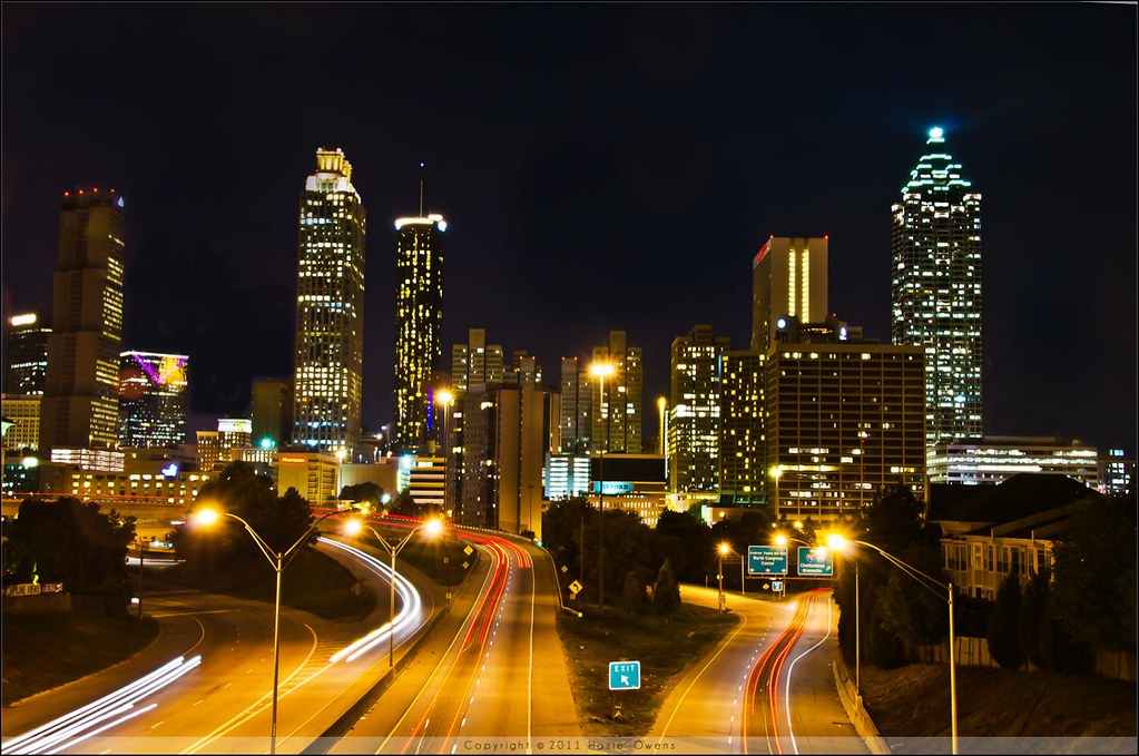 Downtown Atlanta at Night Downtown Atlanta at Night from t… Flickr
