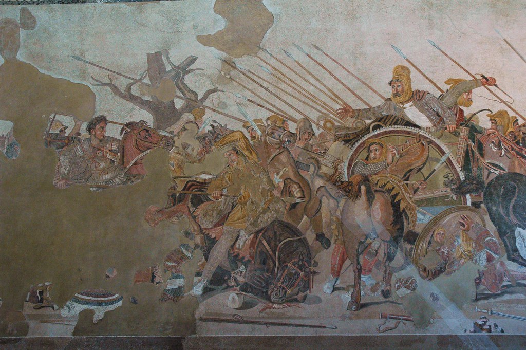 Mosaic of Alexander, from Pompeii The Alexander Mosaic