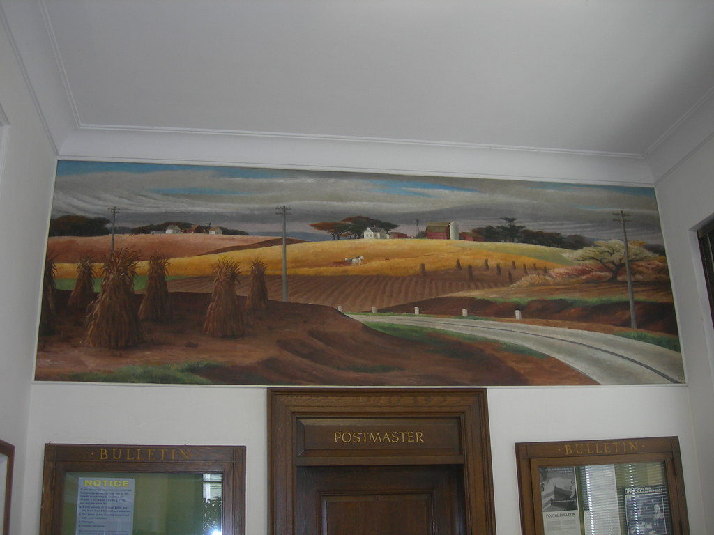 Liberty, Indiana Post Office Mural New Deal mural entitled… Flickr
