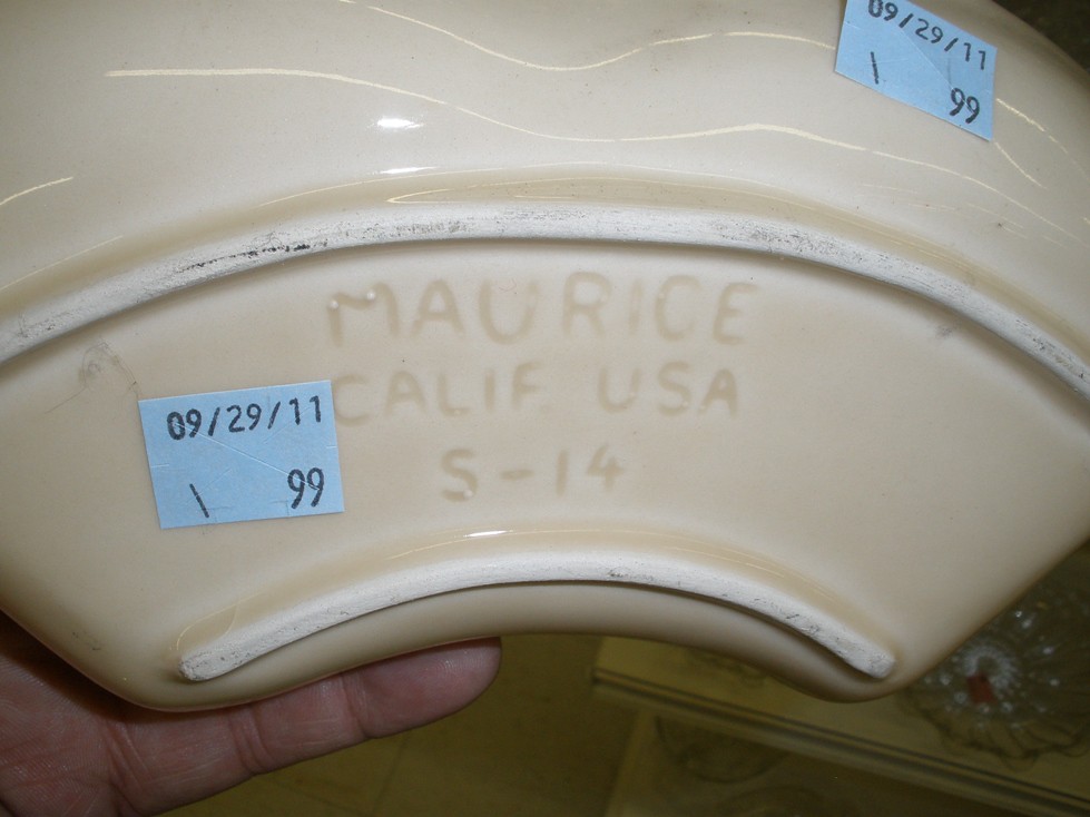 Vintage Maurice Pottery from California bottom Leftover … Flickr
