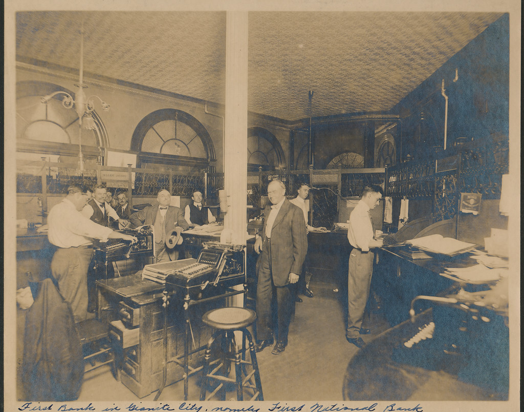 1st National Bank, Granite City Interior, First National B… Flickr
