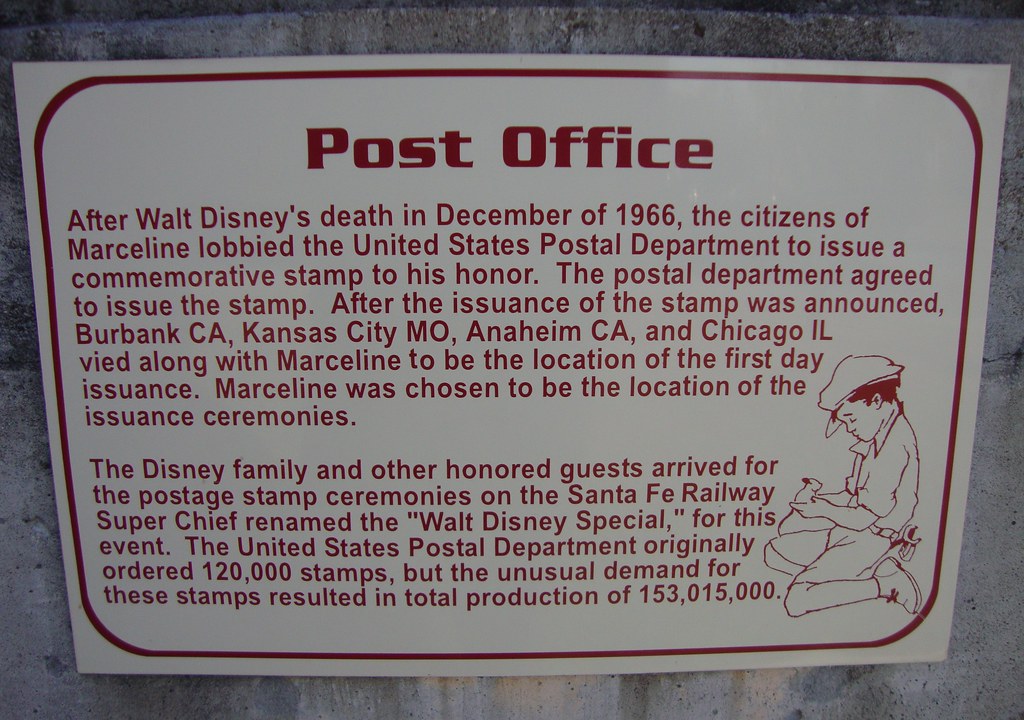 Post Office 64658 and Walt Disney Marker (Marceline, Misso… Flickr
