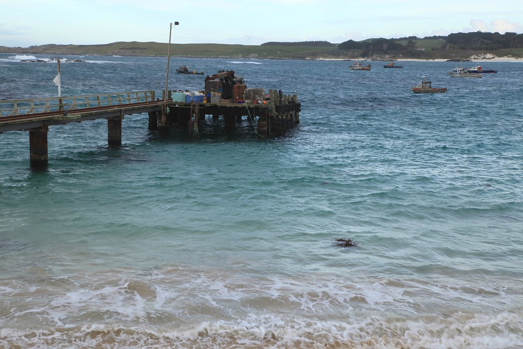 Chatham Islands New Zealand Kaingaroa wharf. The Chatham I… Flickr