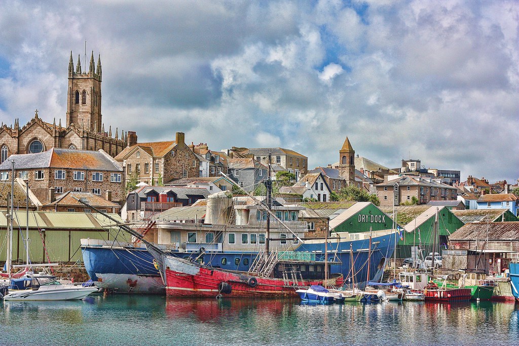 Penzance Harbour The Quay and Chapel Street are the oldest… Flickr
