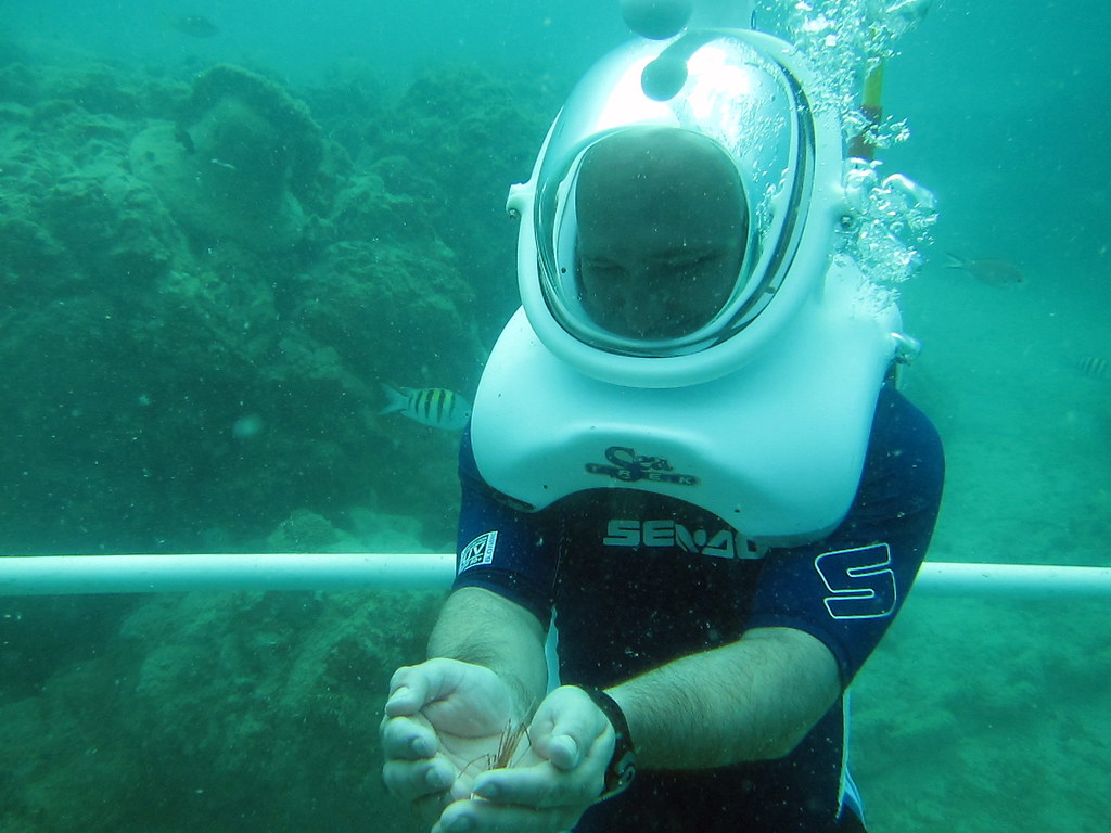 St Martin Sea Trek Helmet Diving Helment diving in St Mart… Flickr