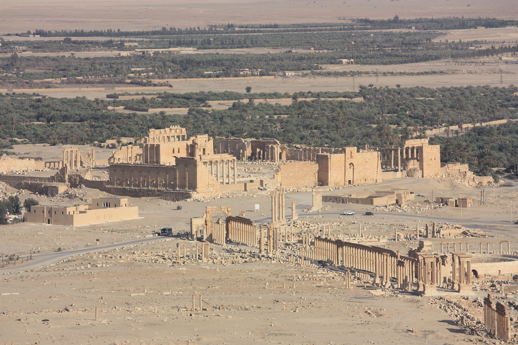 Palmyra, Temple of Bel and Great Colonnade Palmyra, view f… Flickr