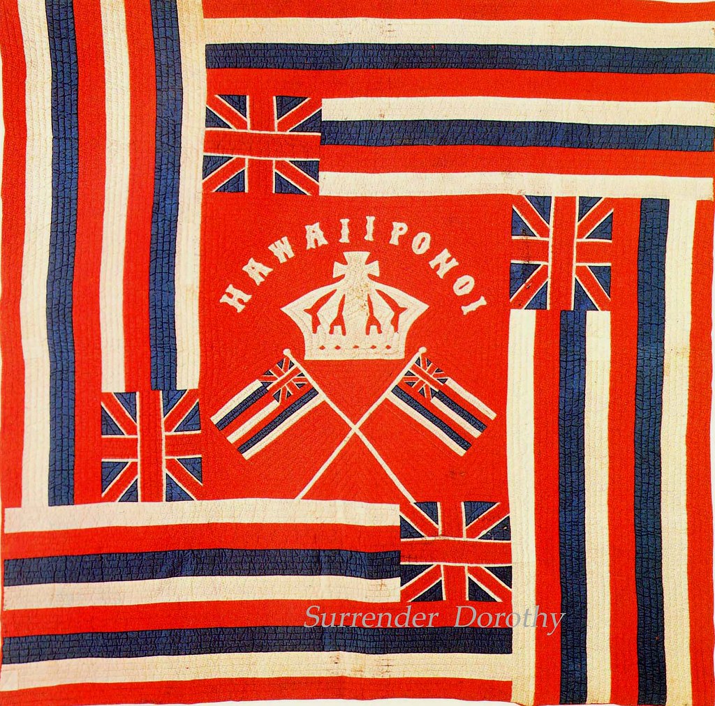 Pieced & Applique Royal Hawaiian Quilt 19001910 SurrendrDorothy Flickr