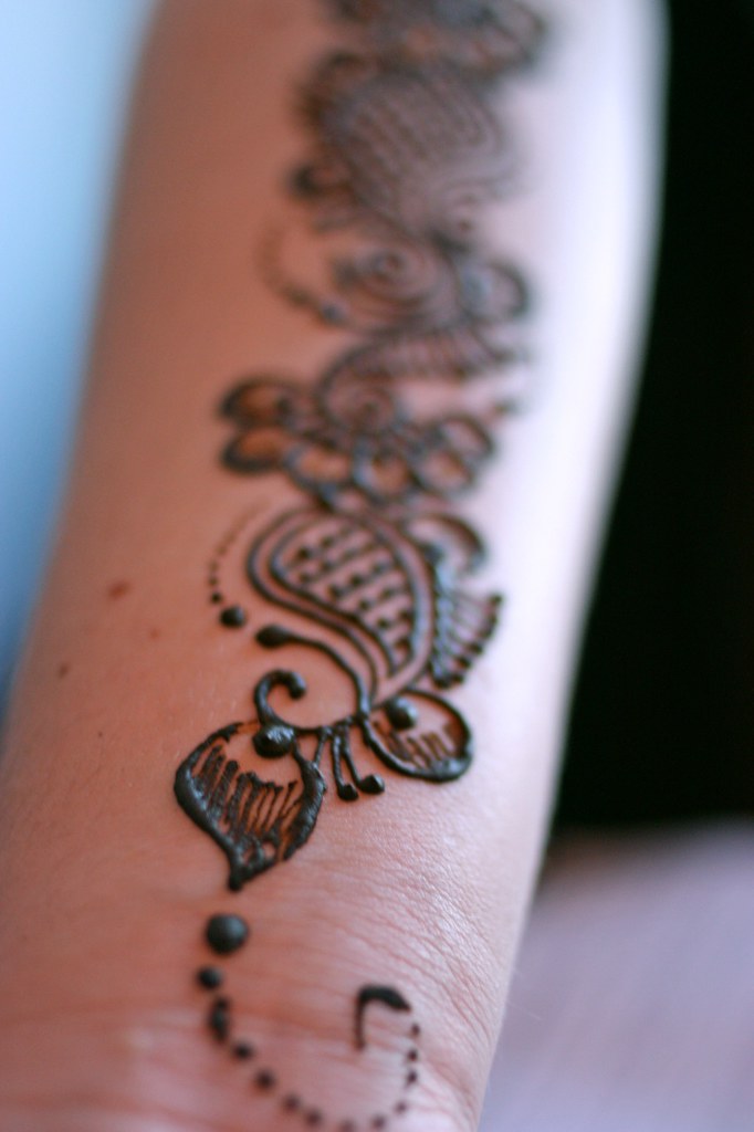Henna tattoos were a hit at the Definition 6 party Flickr