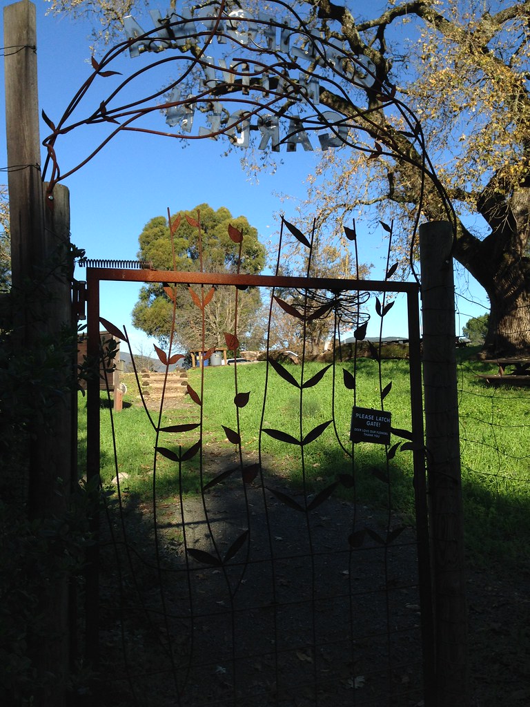 Garden Gate Handmade iron gate to the California Native Ga… Flickr