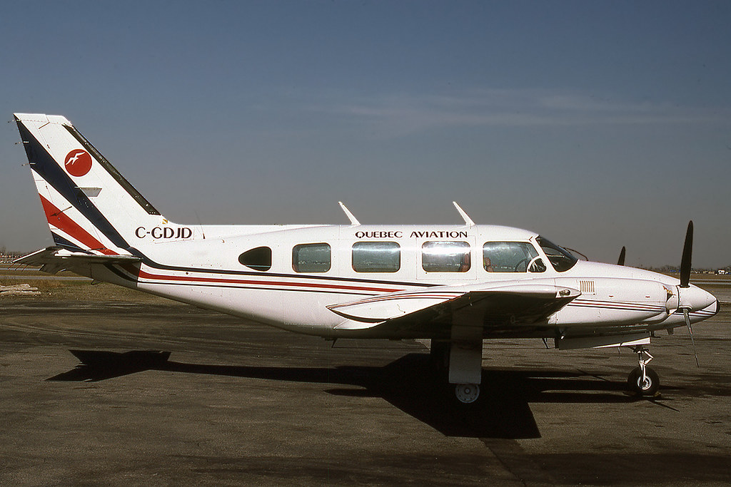 pl00avr87qapiper1 Quebec Aviation Piper PA31310 Navajo B… Pierre