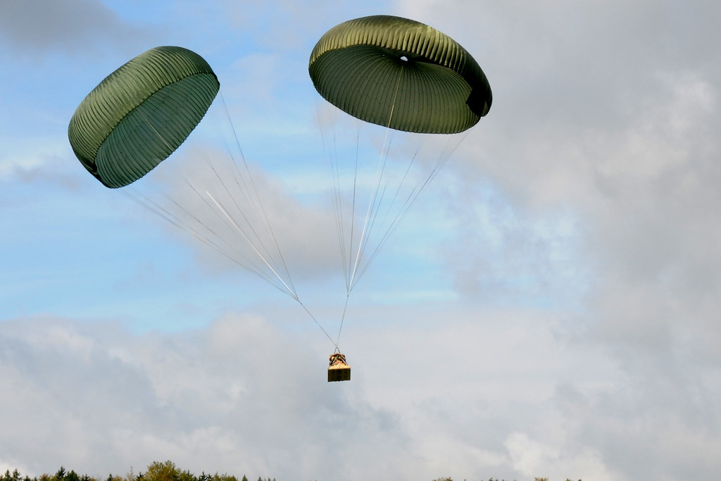 Equipment drop Equipment for the 173 Airborne Brigade Comb… Flickr