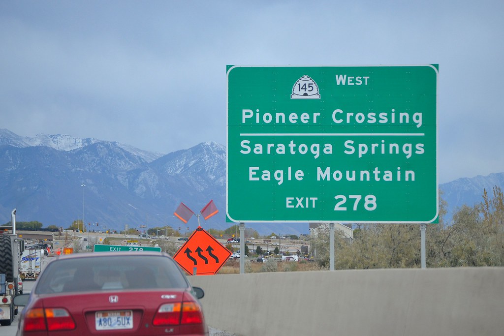 southbound I15 at American Fork Main St / Pioneer Crossin… Flickr