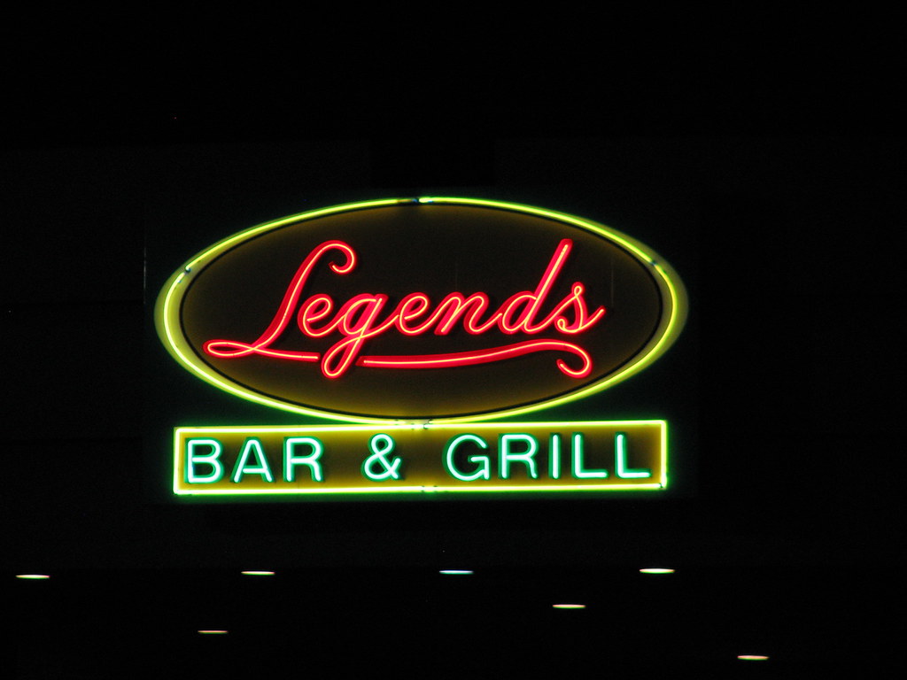 Legends Bar & Grill Legends Bar & Grill sign beside Hermit… Flickr